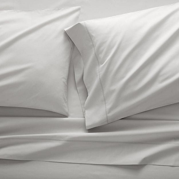 400 Thread Count Percale Dove Queen Sheet Set