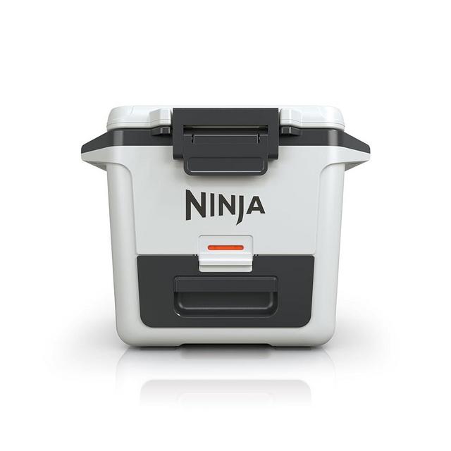 Ninja FB131WH FrostVault 30qt Hard Cooler with Dry Zone, Integrated Fridge-Temp Dry Storage Drawer, Premium Heavy-Duty Insulated Cooler, Keeps Ice for Days, Cloud White