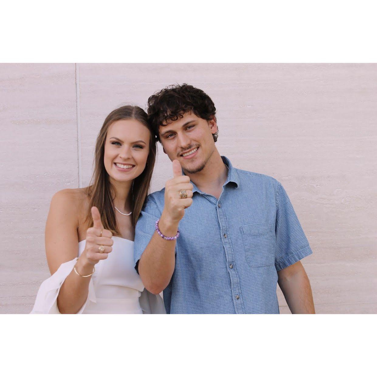 Matching Aggie bling