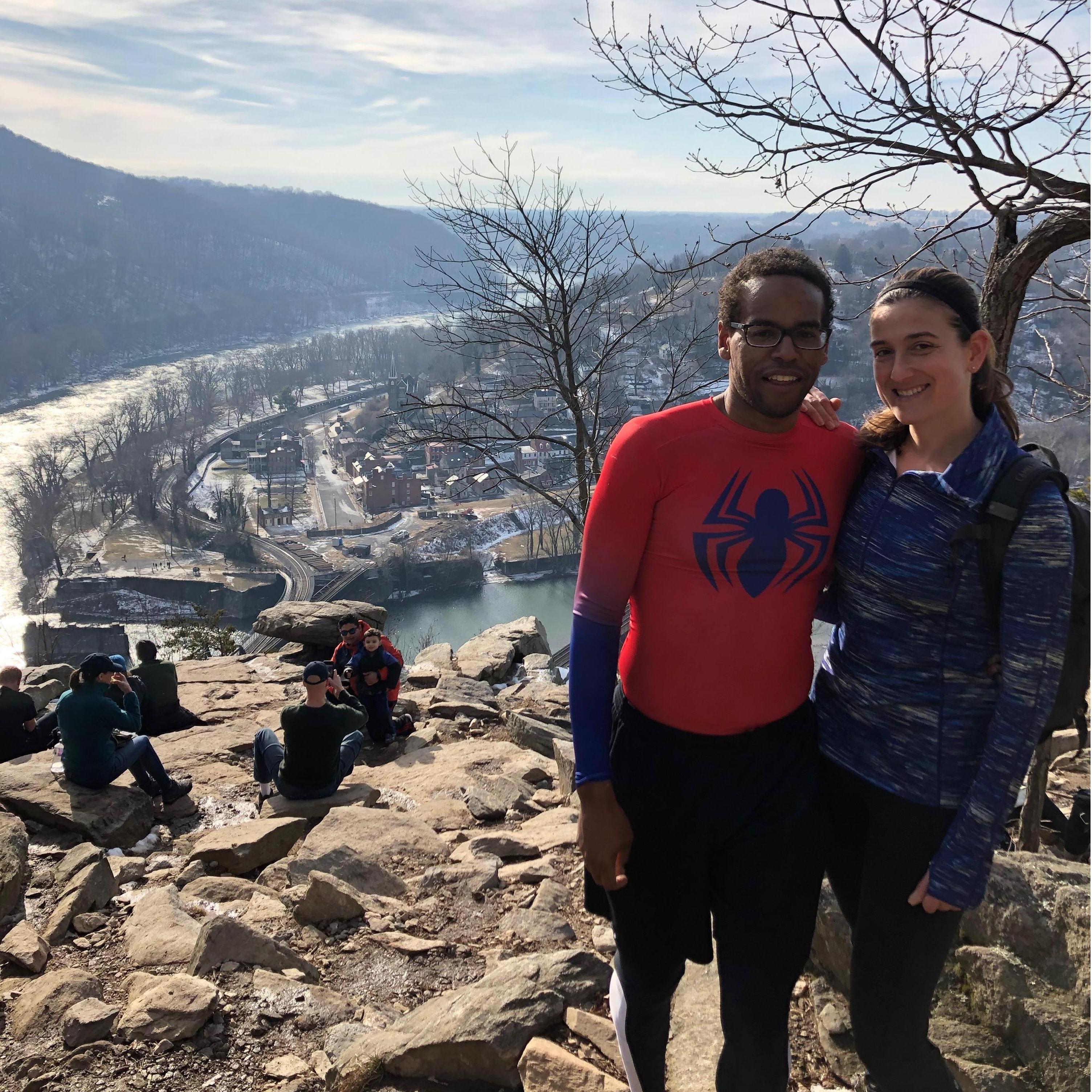Hiking at Harper's Ferry, WV