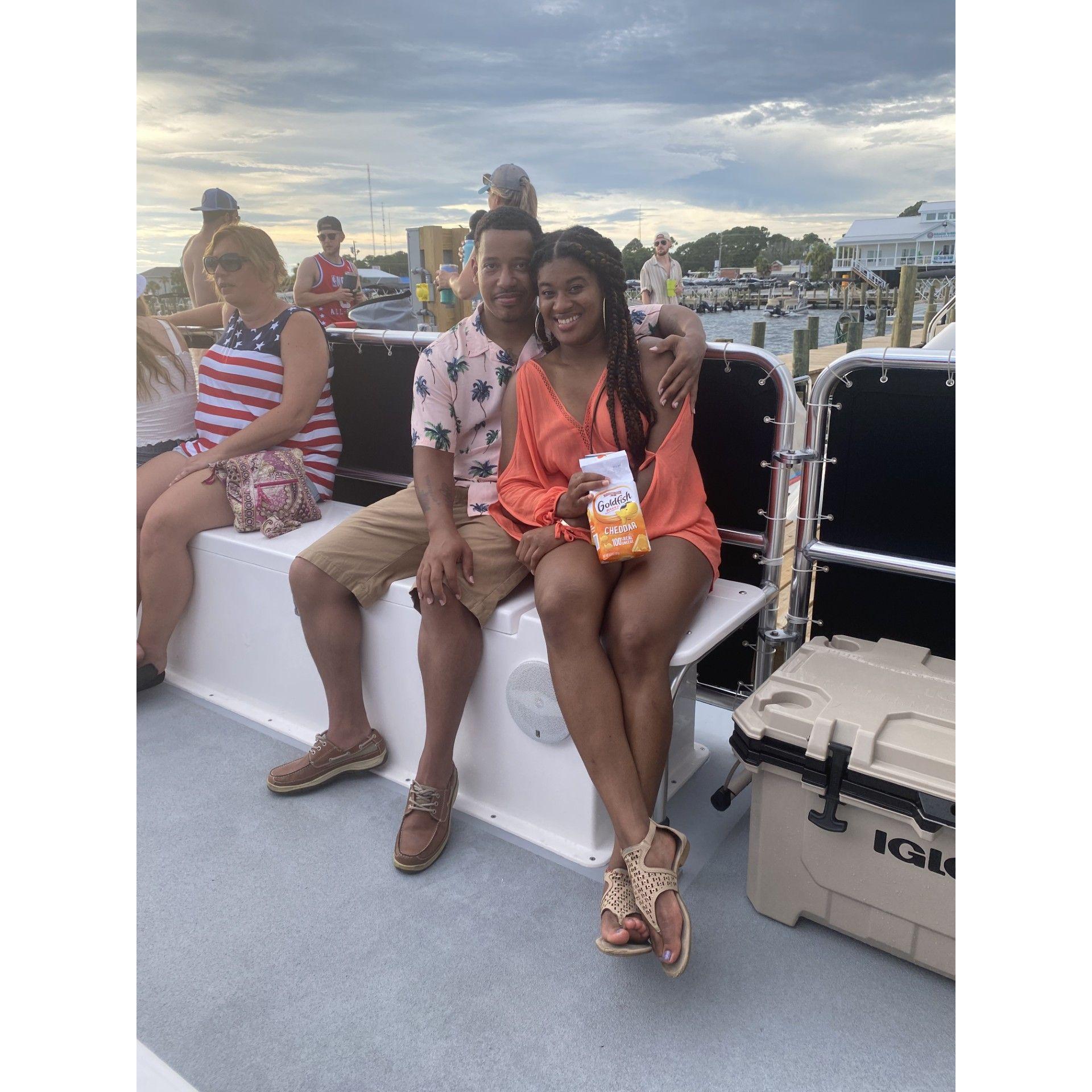 This is not a Goldfish endorsement. This is a photo of our first couples' trip.