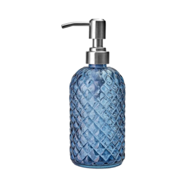 Blue Soap Dispenser