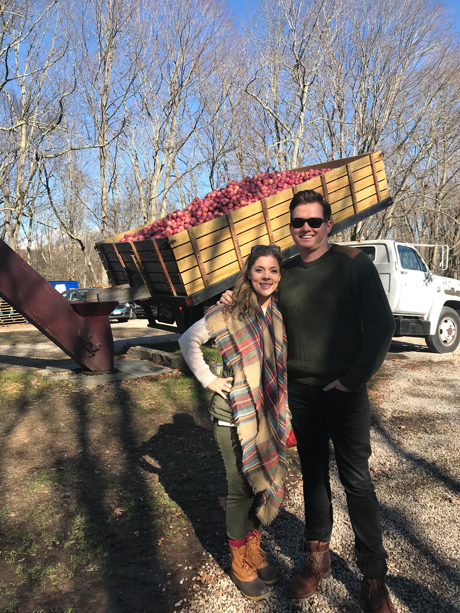 Fall fun with friends in Mystic, Connecticut.