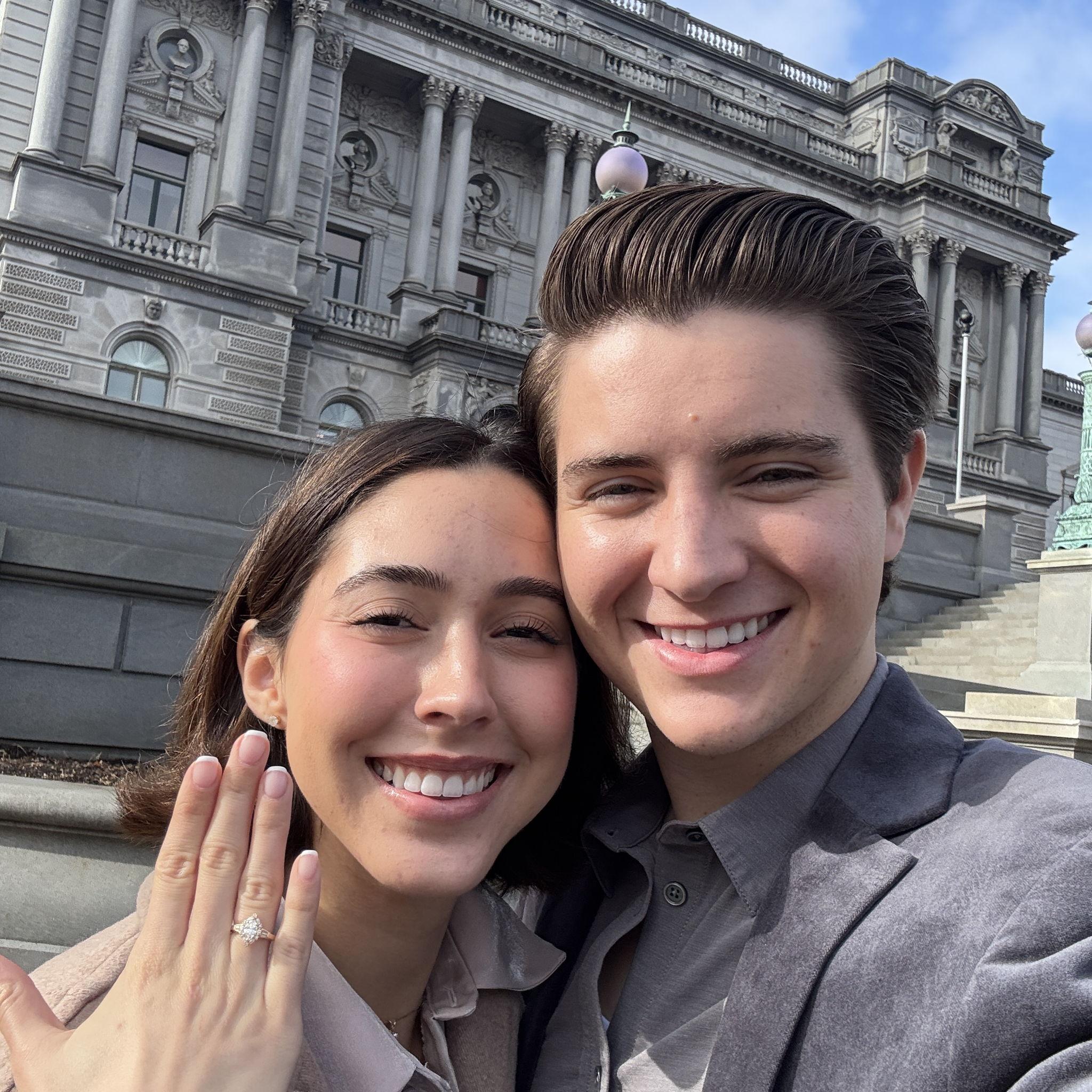 Right after we got engaged!