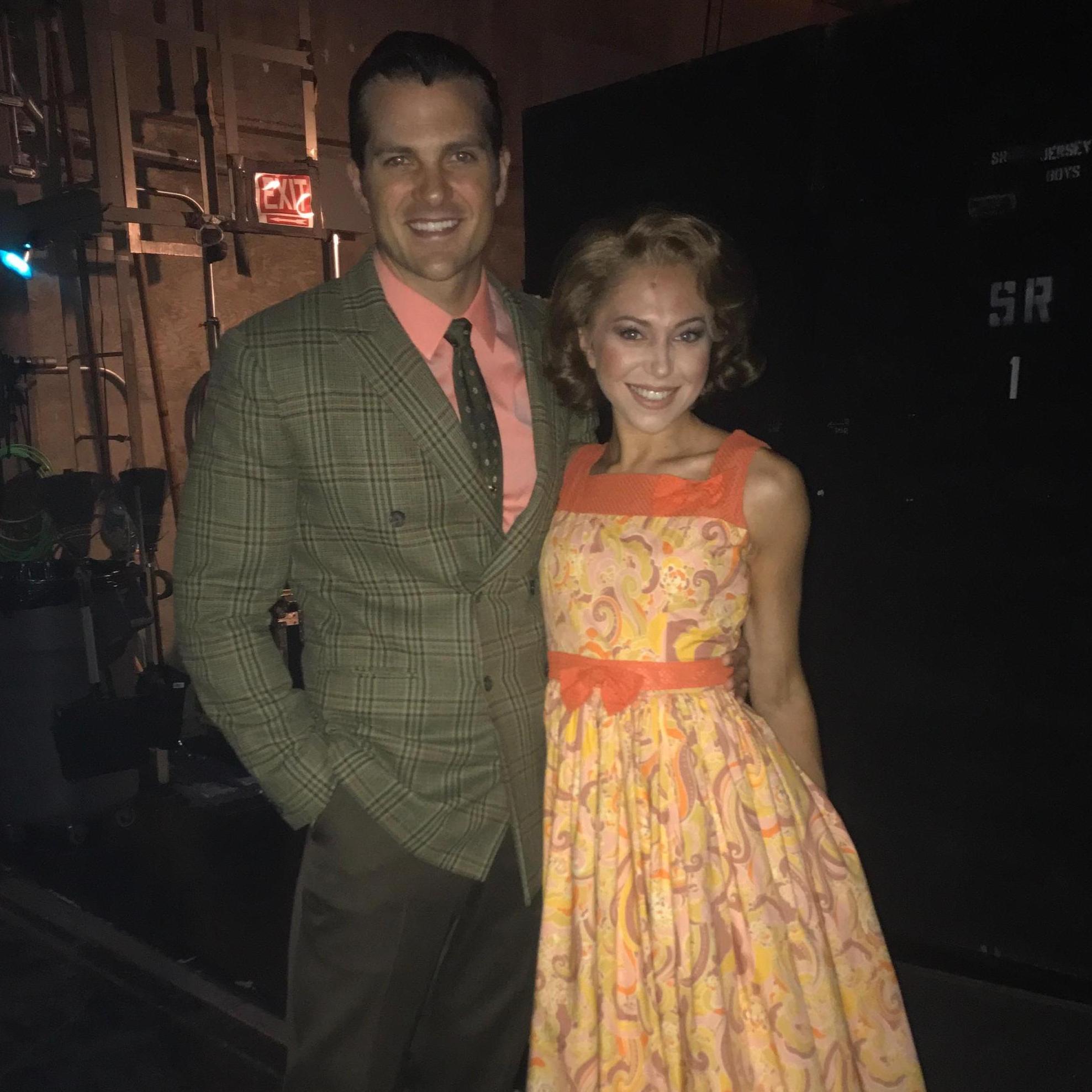 Jersey Boys Tour, 2014, where we met!
