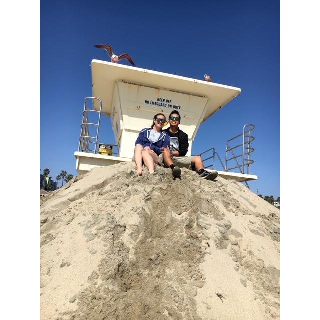 Babe loves the beach.