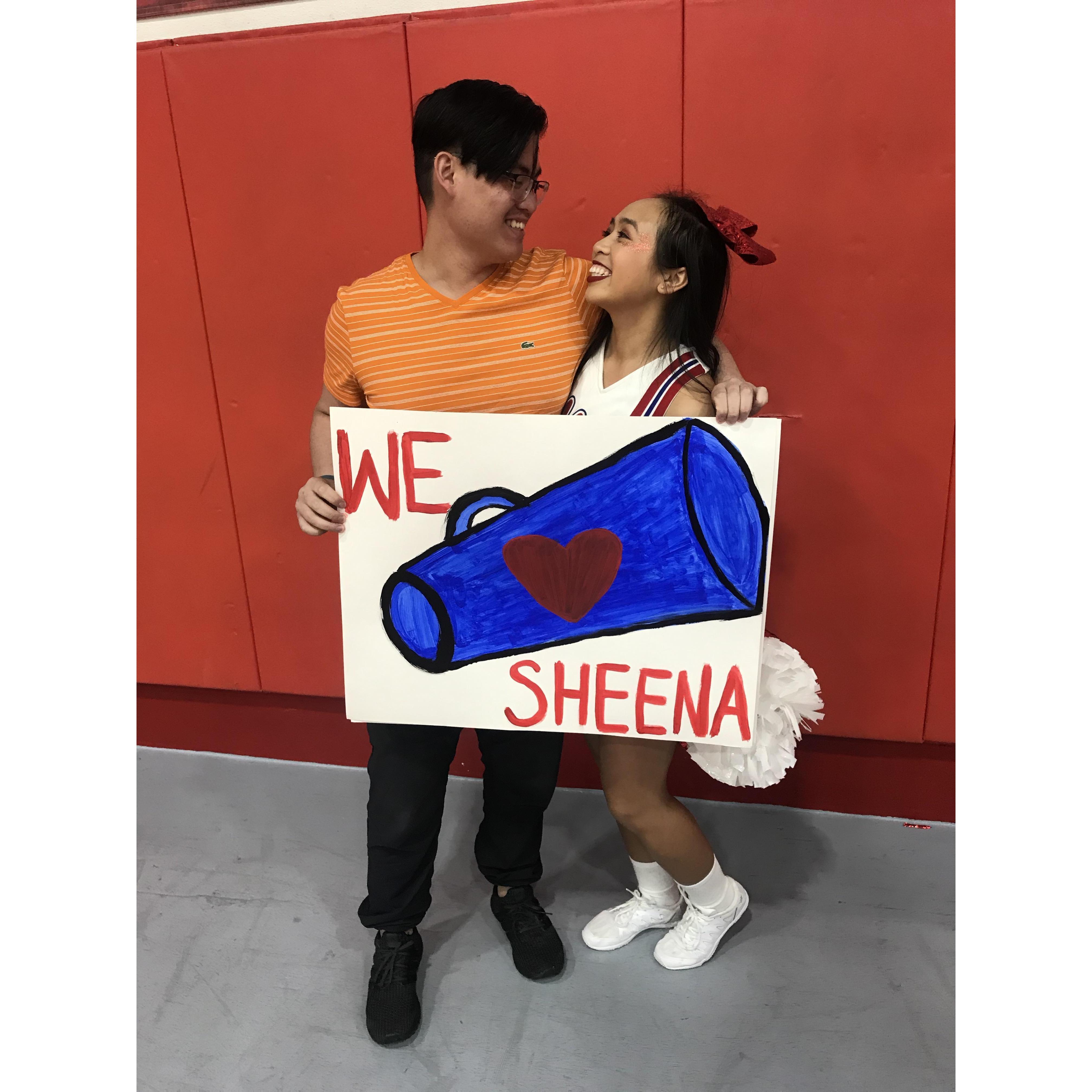 Always supporting me through college!