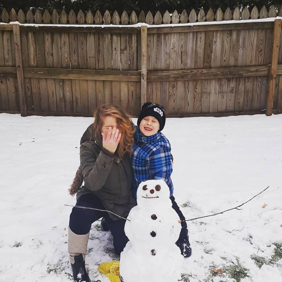 We are still working on our silly faces.