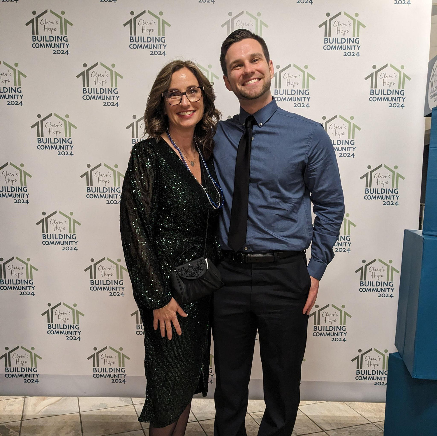Ray was attending a Clara's Hope Auction the night before we met