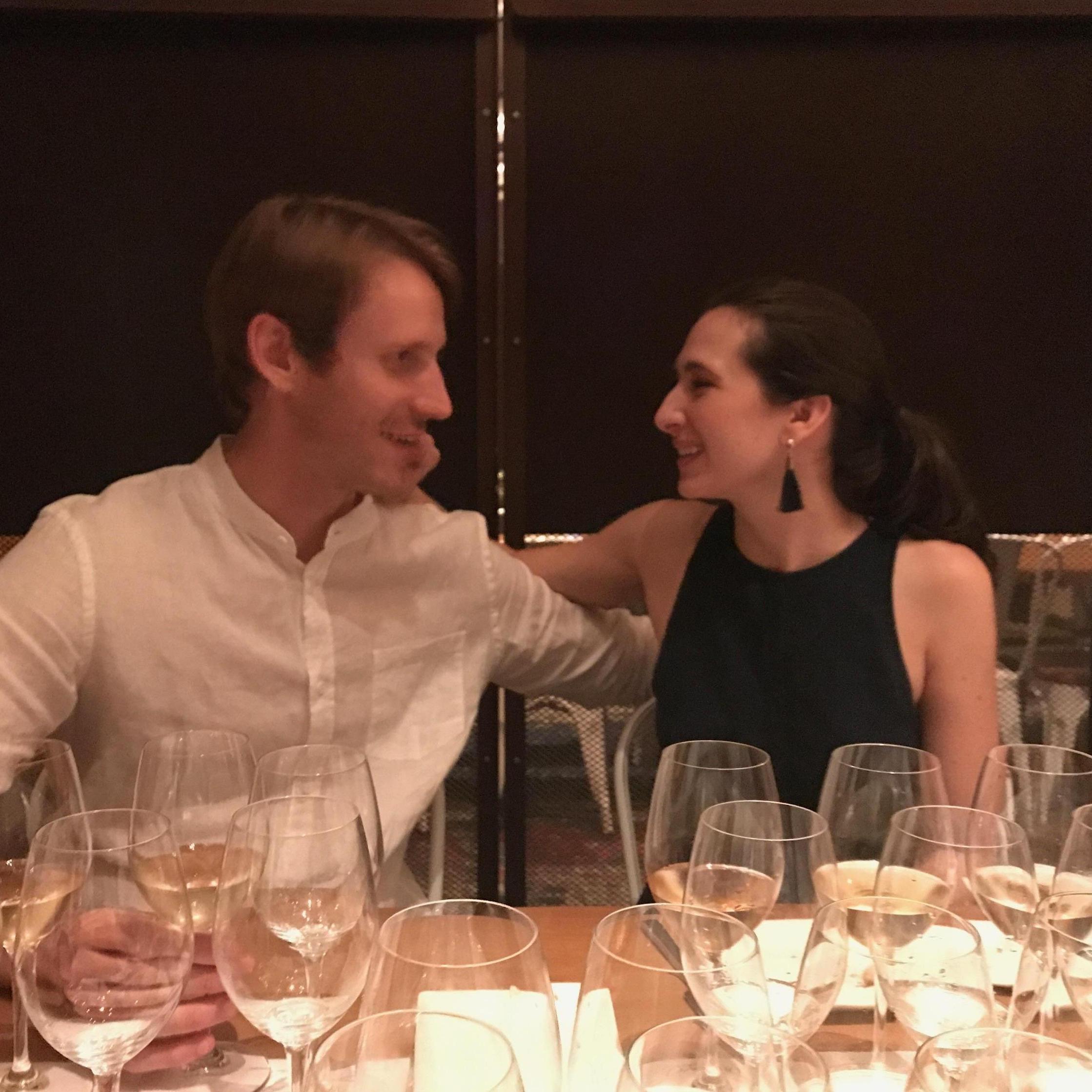 When we discovered we loved learning about wine almost as much as each other!