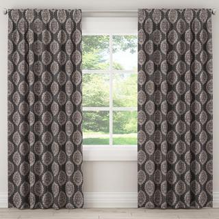 Damask Window Curtain Panel