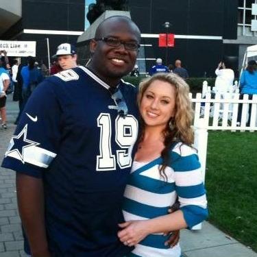 First NFL game together - Cowboys vs. Panthers