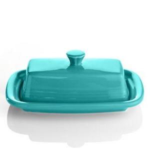 Fiesta Turquoise XL Covered Butter Dish