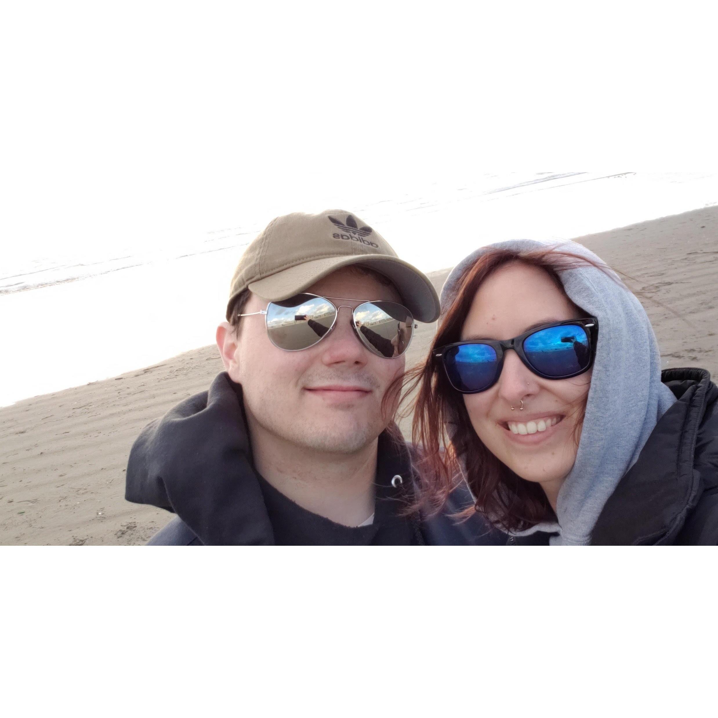 At Seaside, OR on a random trip