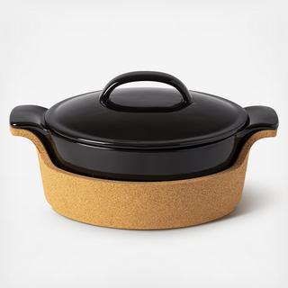 Ensemble Oval Covered Casserole with Cork