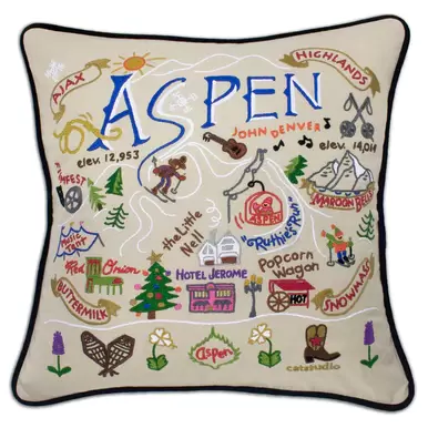 Aspen Embroidered Pillow