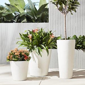 shore polyterrazzo planters