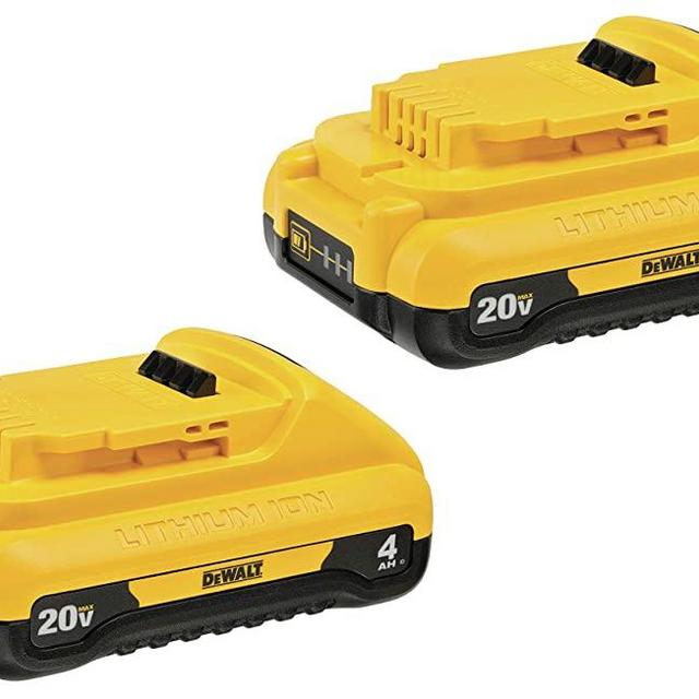 DEWALT 20V MAX Batteries, Compact, 4.0-Ah, 2-Pack (DCB240-2)