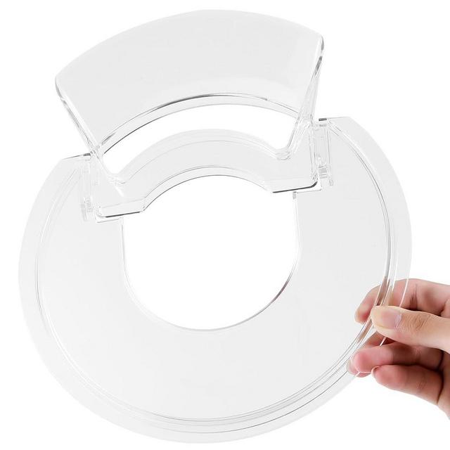 Pouring Shield for KitchenAid-Secure Pouring Shield with Removable Pour Spout for KitchenAid 4.5-5 Quart Tilt-Head Stand Mixers, Splatter Guard Fits for Stainless Steel, Glass, Ceramic Bowls
