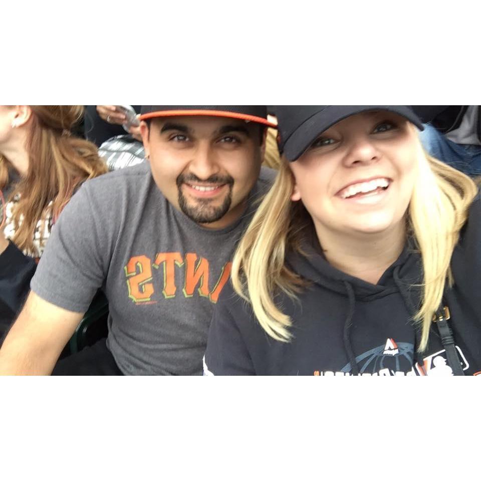 While soccer is Javi's favorite sport, he learned to love Madi's favorite team, The San Francisco Giants!