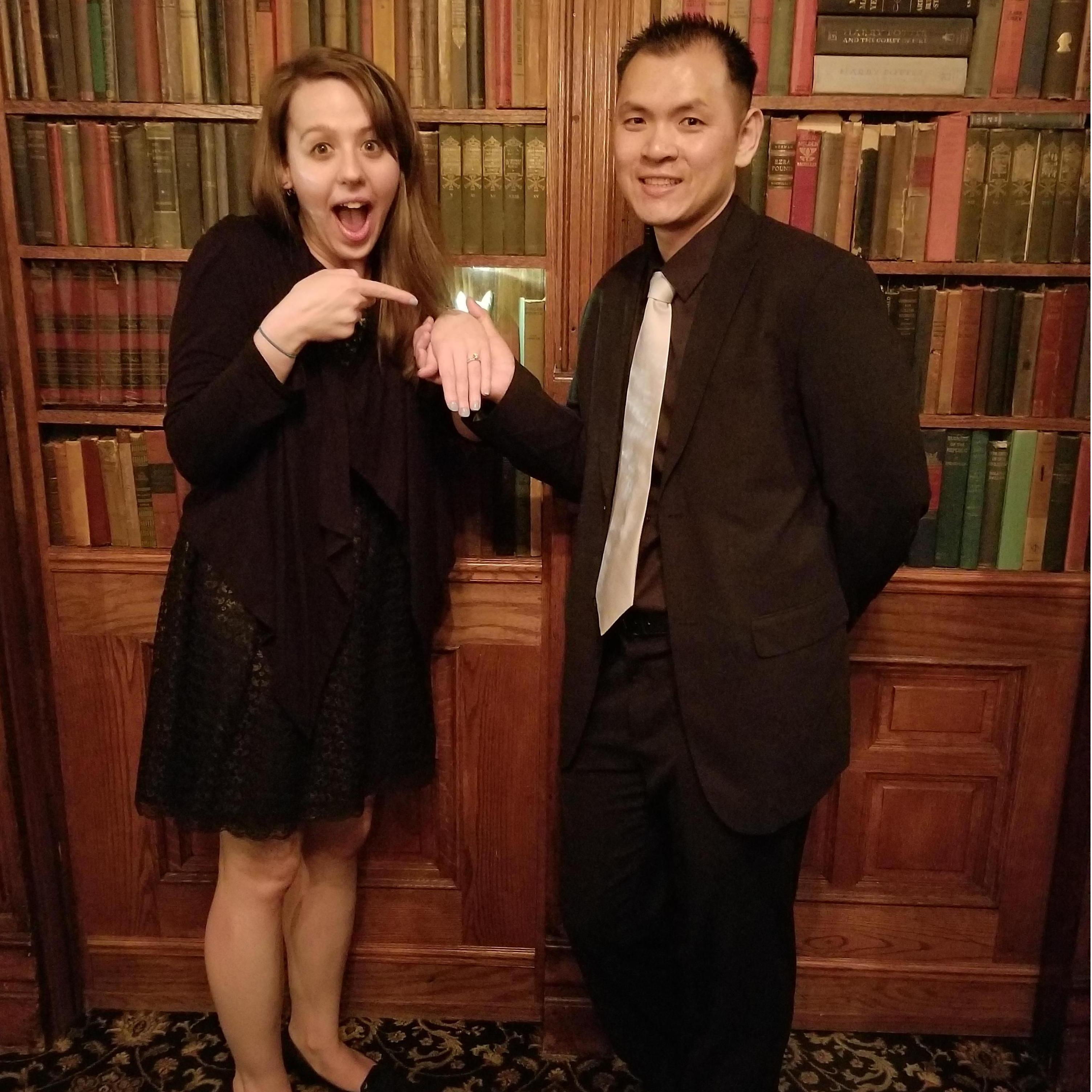 Proposal at the Magic Castle
