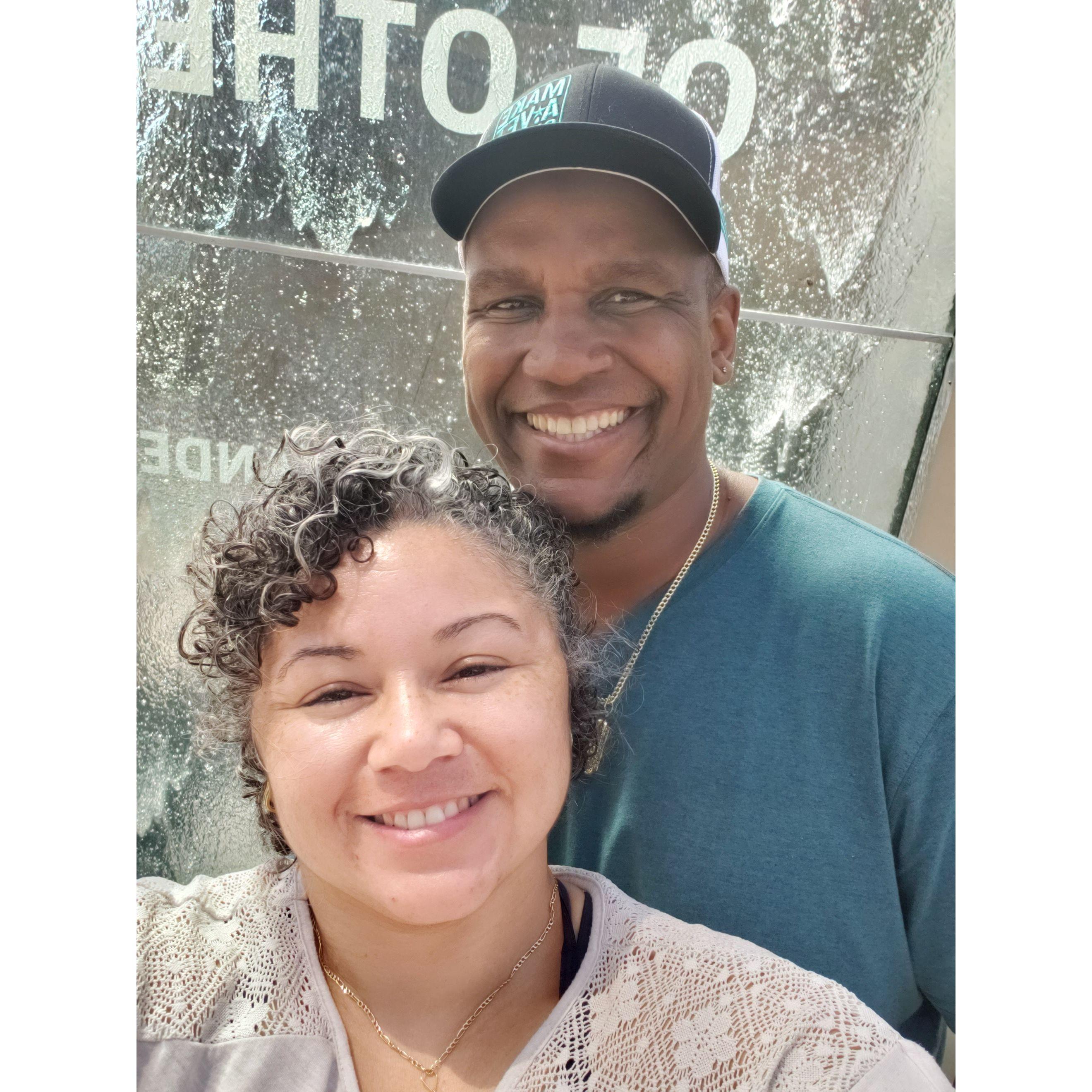 Learning a little at the Black History Museum in Atlanta.