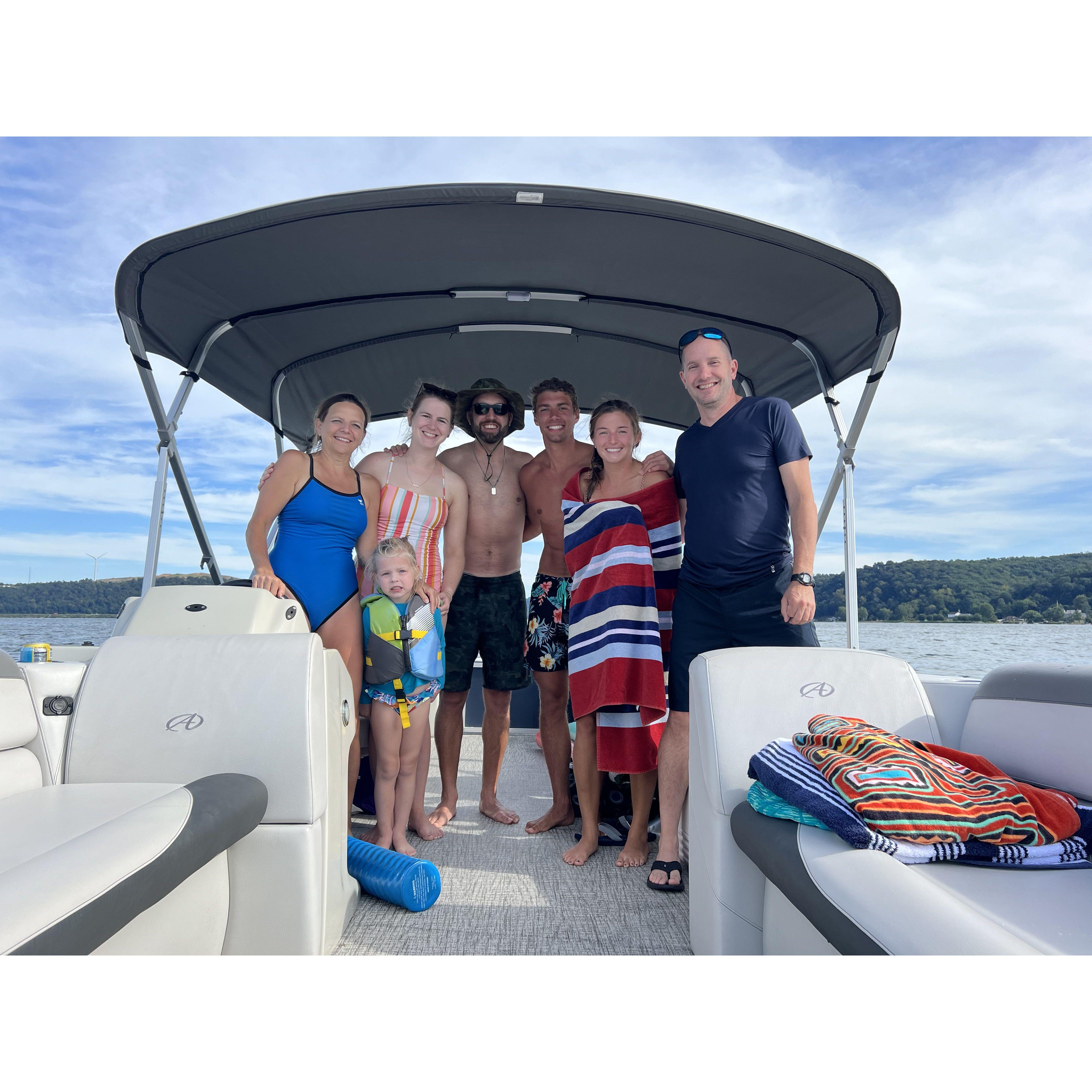 Boating day with the Ramsey family