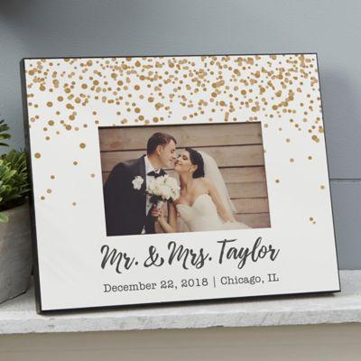 Sparkling Love Personalized Wedding Picture Frame