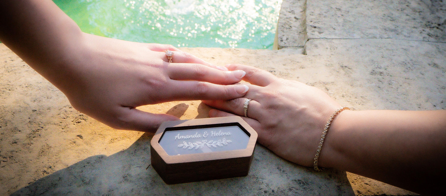 The Wedding Website of Amanda Waldron and Helena Shaer