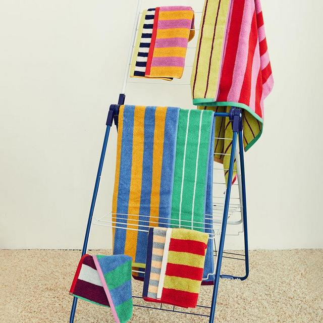 Fruit Stripe Bath and Hand Towels