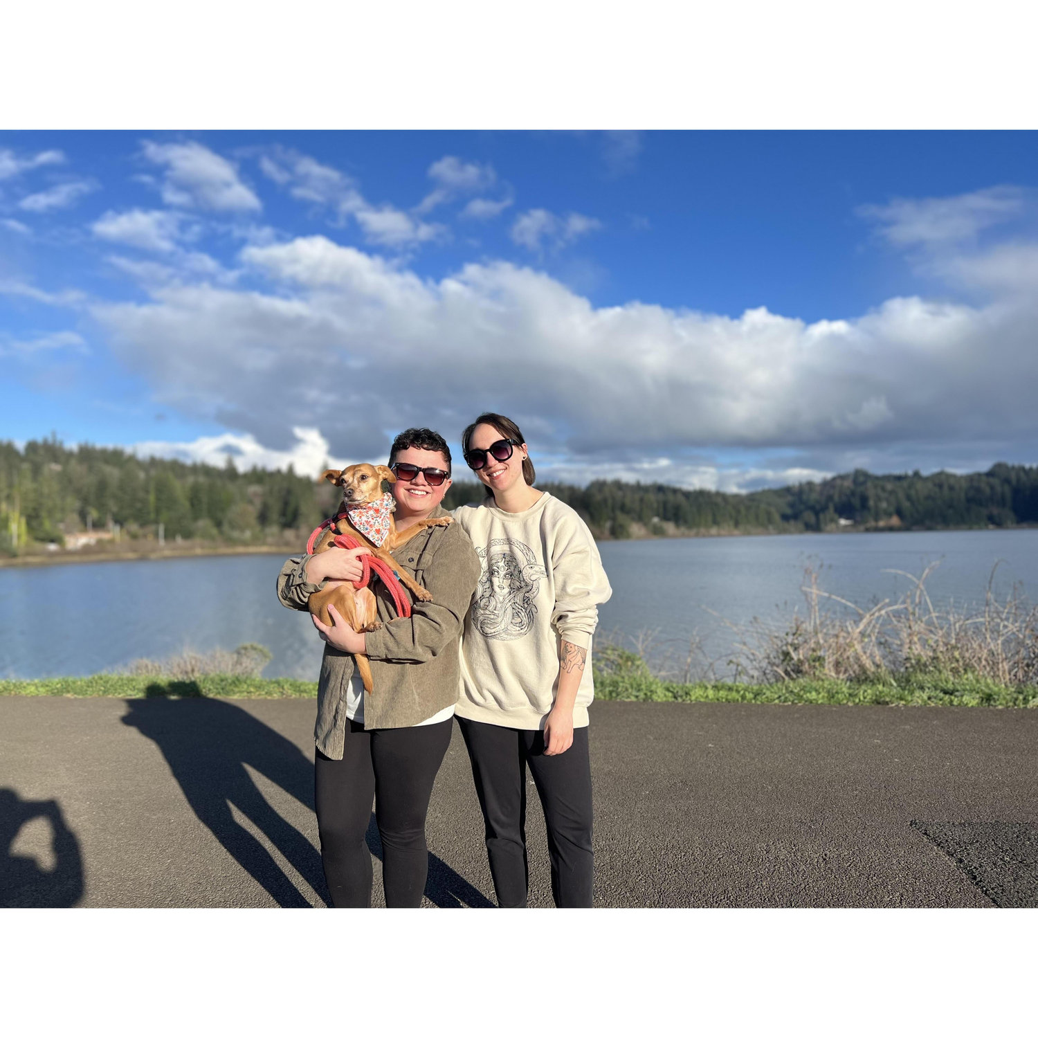 On a walk in Newport