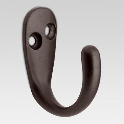 2-pack single prong robe hook - oil rubbed bronze - Threshold™