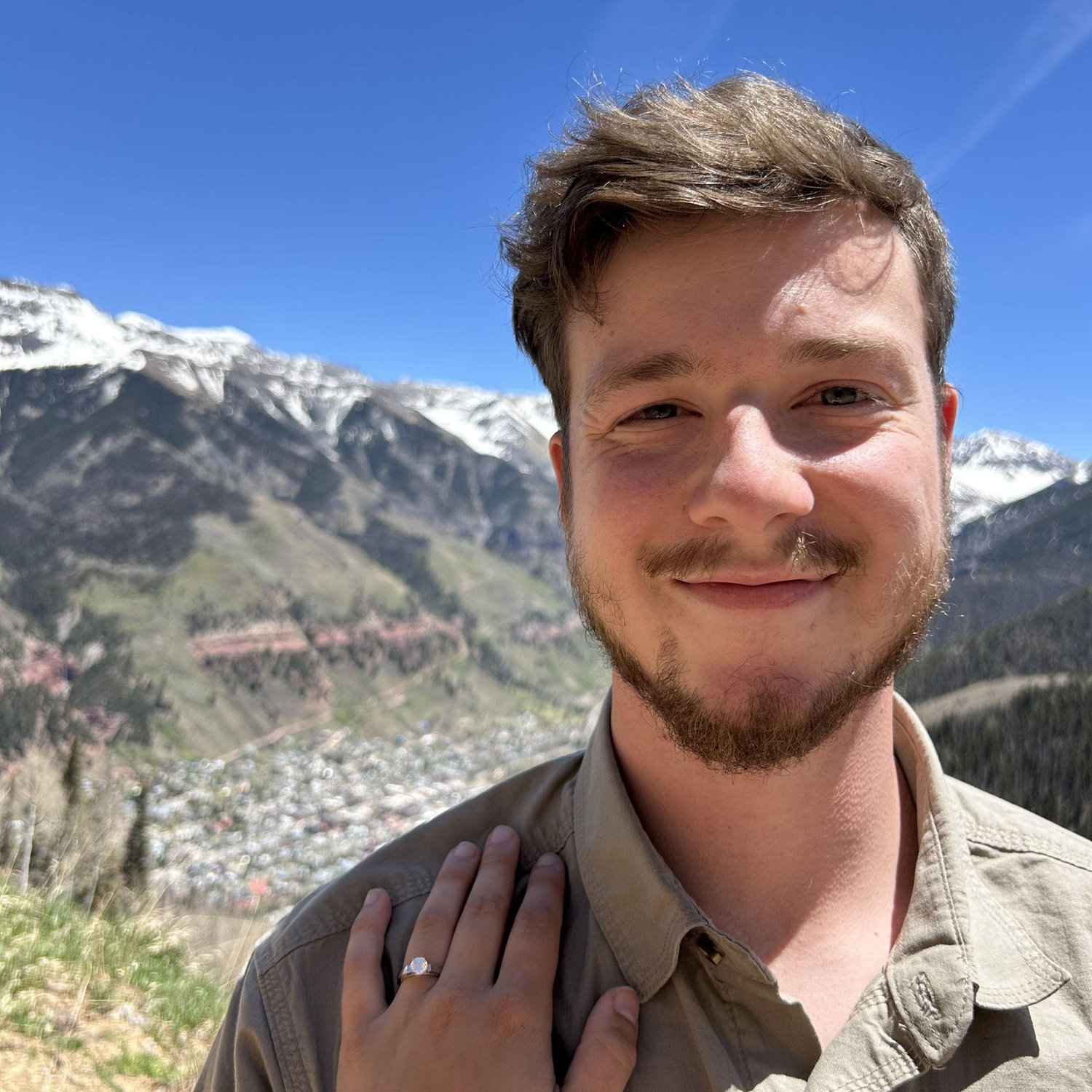 Our beautiful engagement day in Telluride Colorado!
