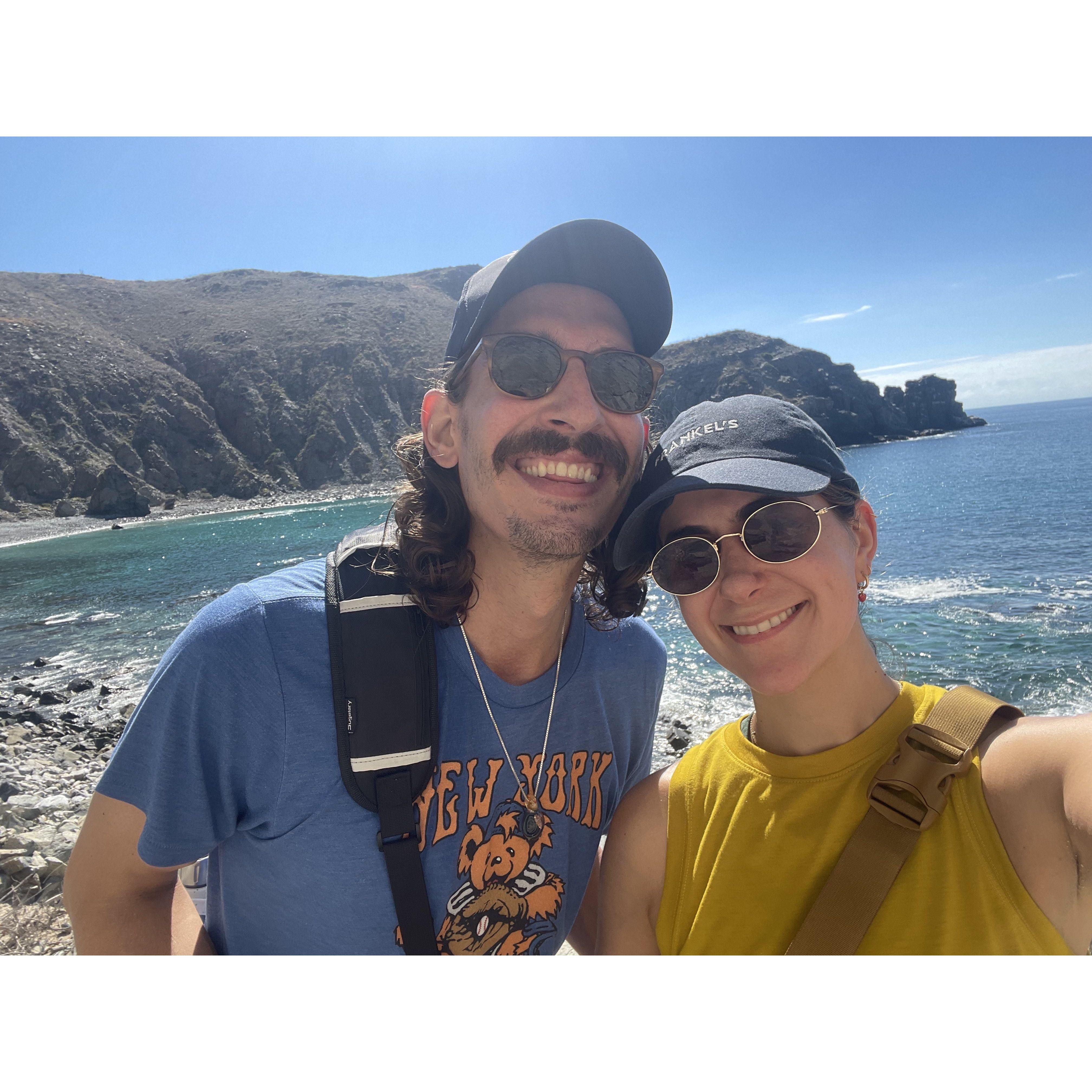 Right after Francesca said "Yes!" in Todo Santos, Baja CS