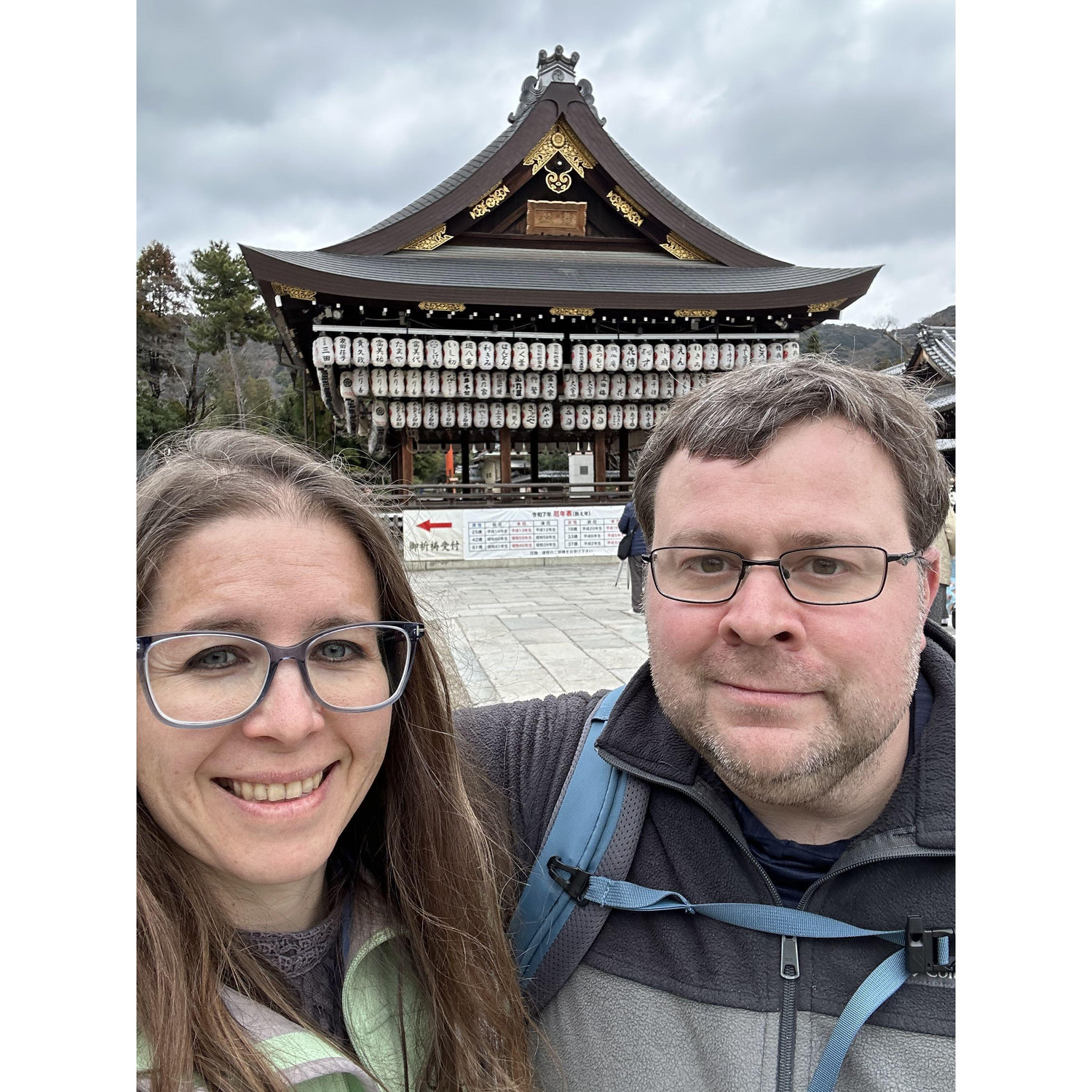Visiting temples in Kyoto