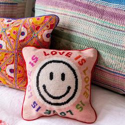 Overthink Needlepoint Pillow