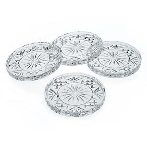 Godinger Crystal Dublin Coasters, Set of 4