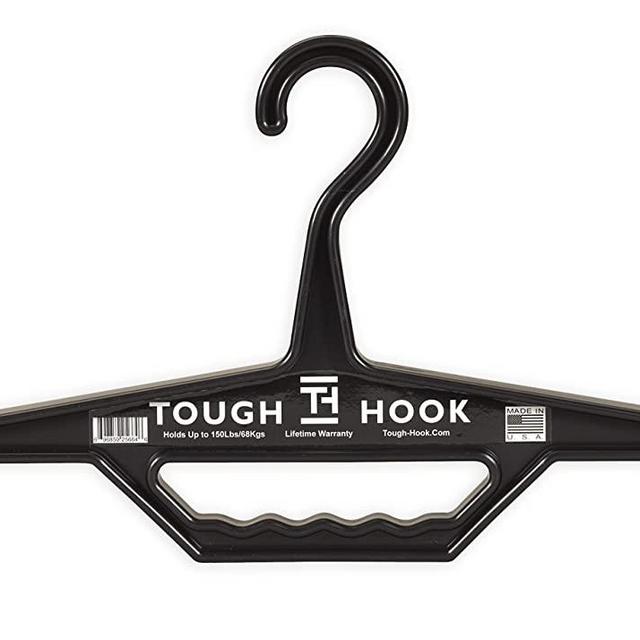 Original Tough Hook | Heavy Duty, Multipurpose Gear Hanger | 200 lb Load Capacity | Made in USA | High-Impact Plastic for Extreme Durability