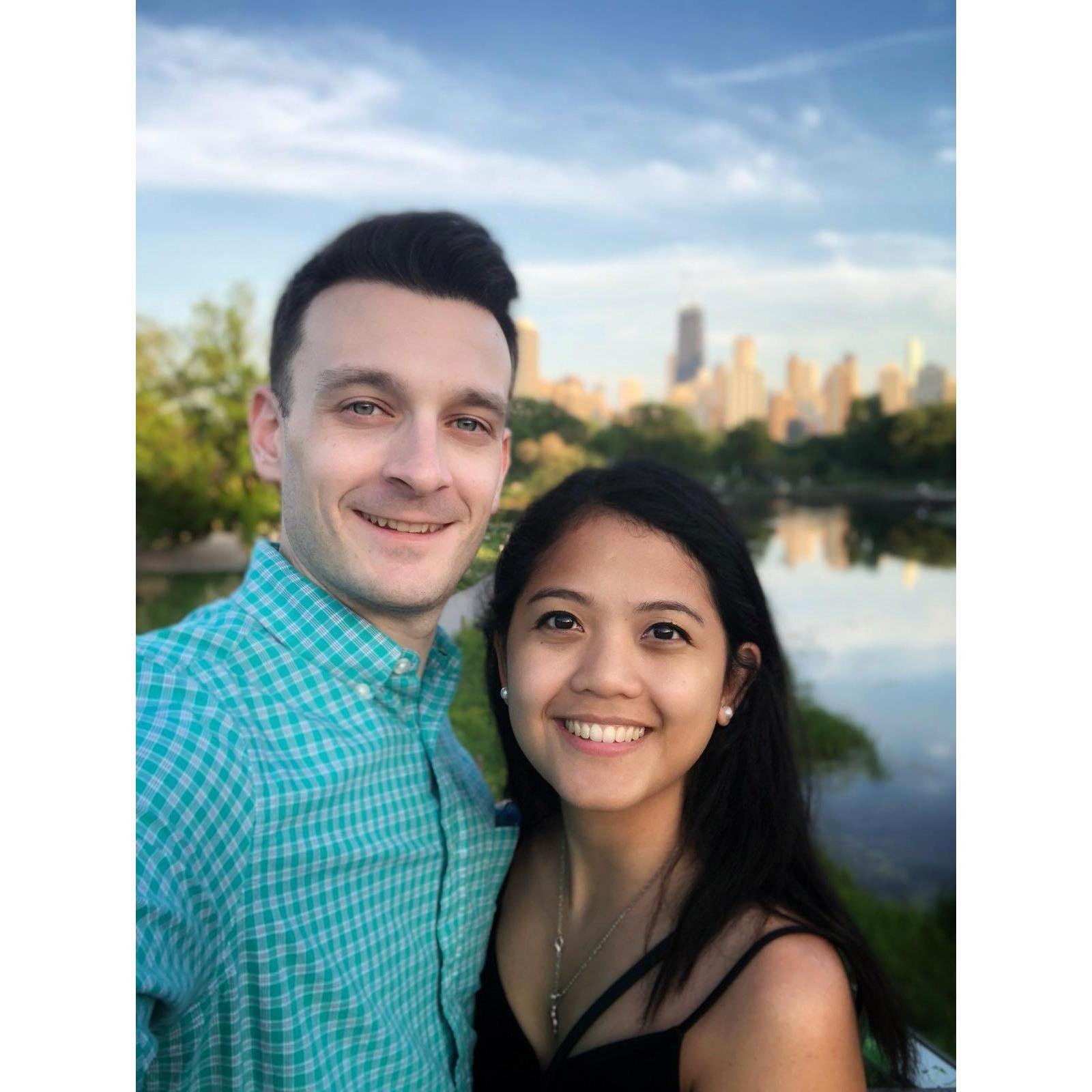 Enjoying summer in Chicago