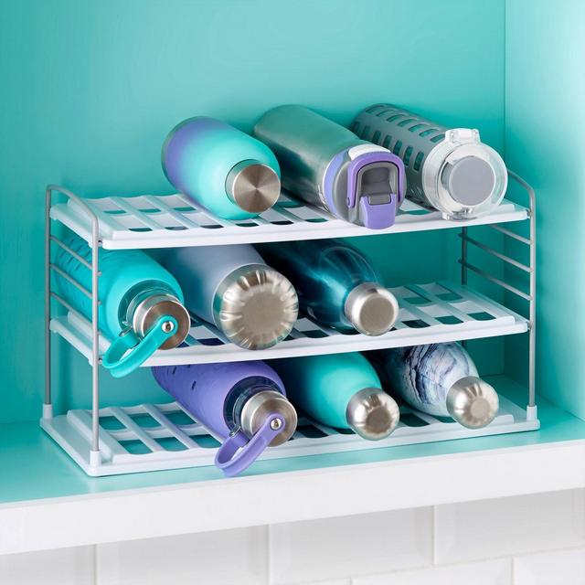 YouCopia UpSpace 3 Shelf Wide Bottle Organizer