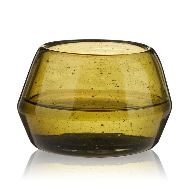 Viski Tasting, Recycled Mexican Glassware, Copita Tequila, Mezcal Glasses 5oz Green Set of 1