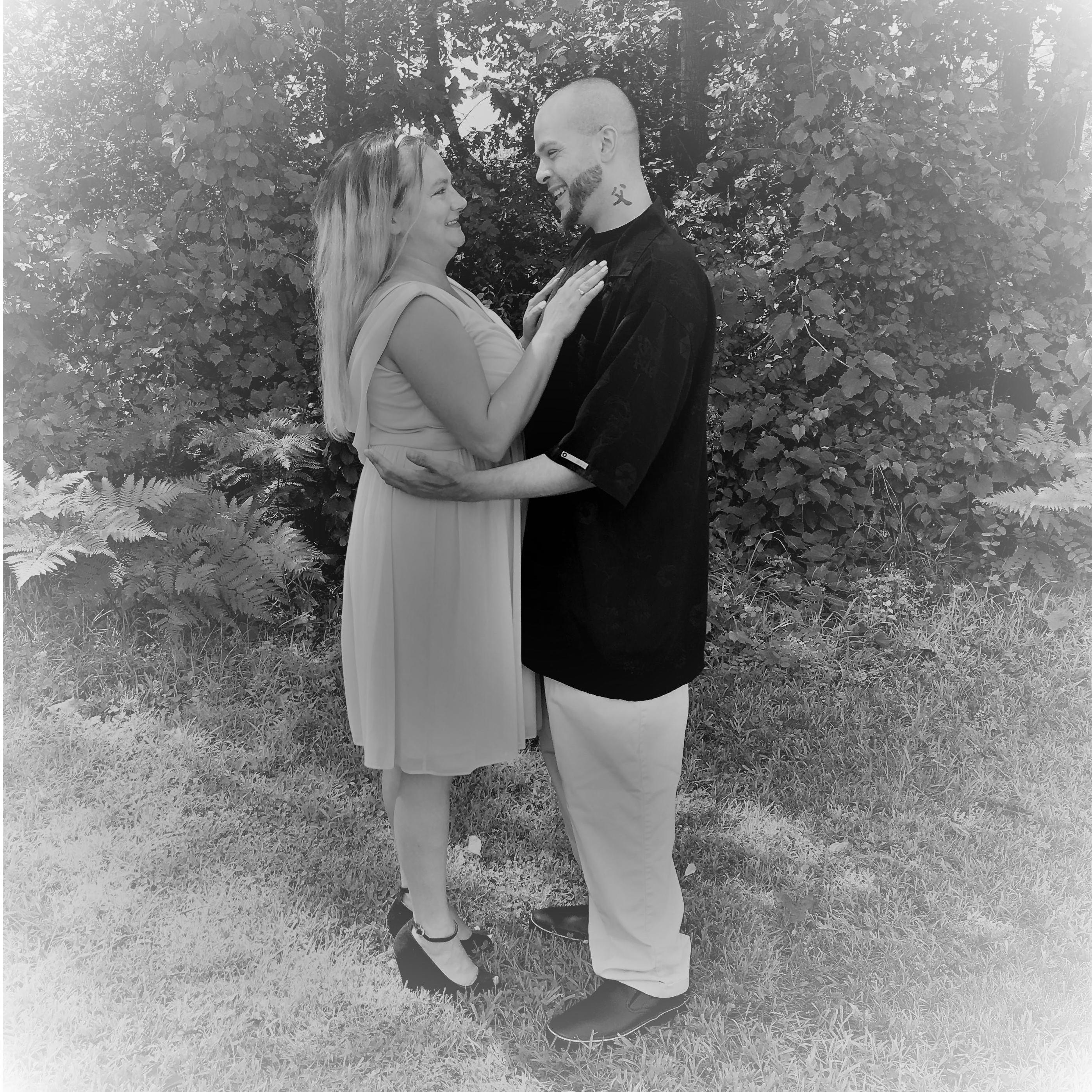 Engagement pictures taken by Junior Bridesmaid