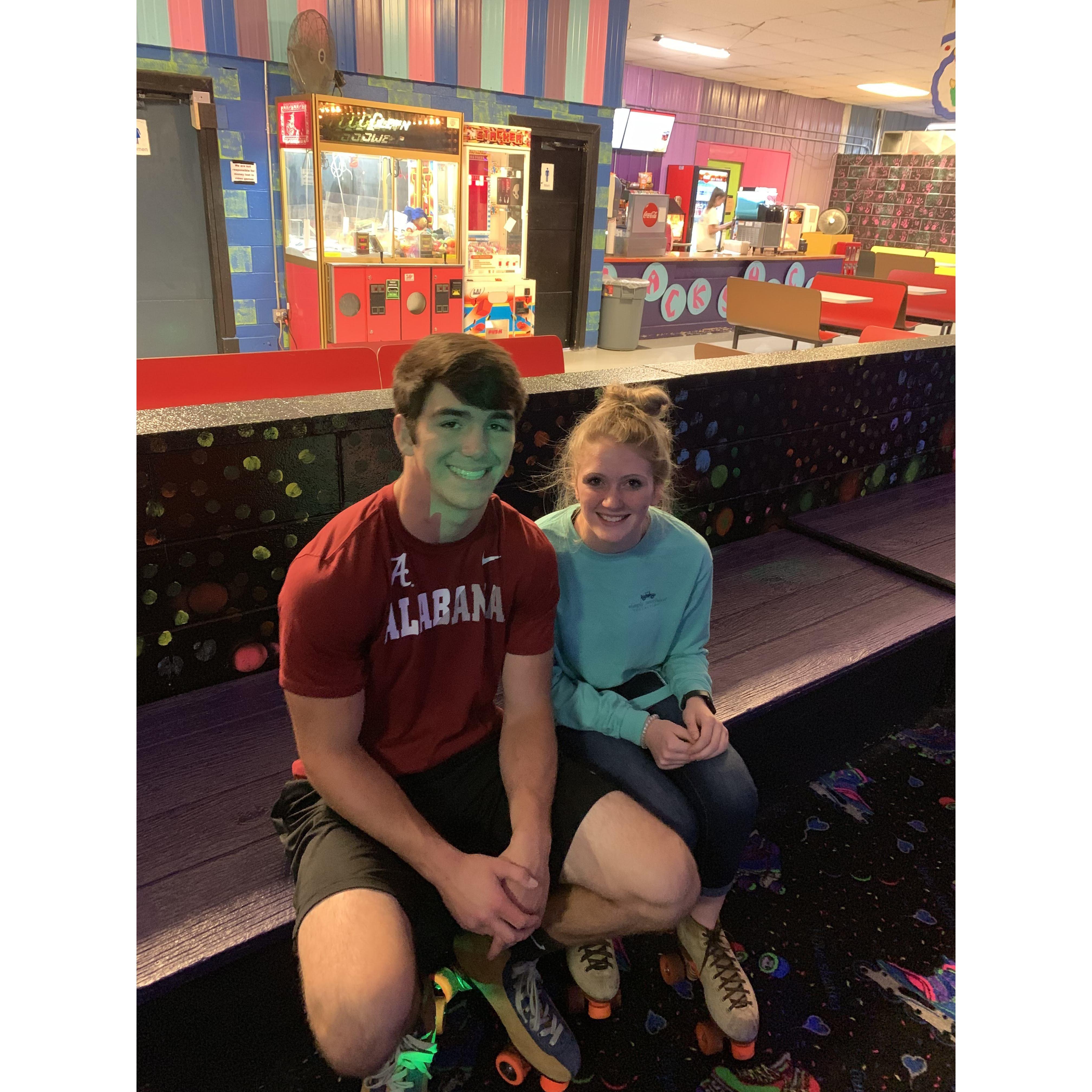 One of our first dates!