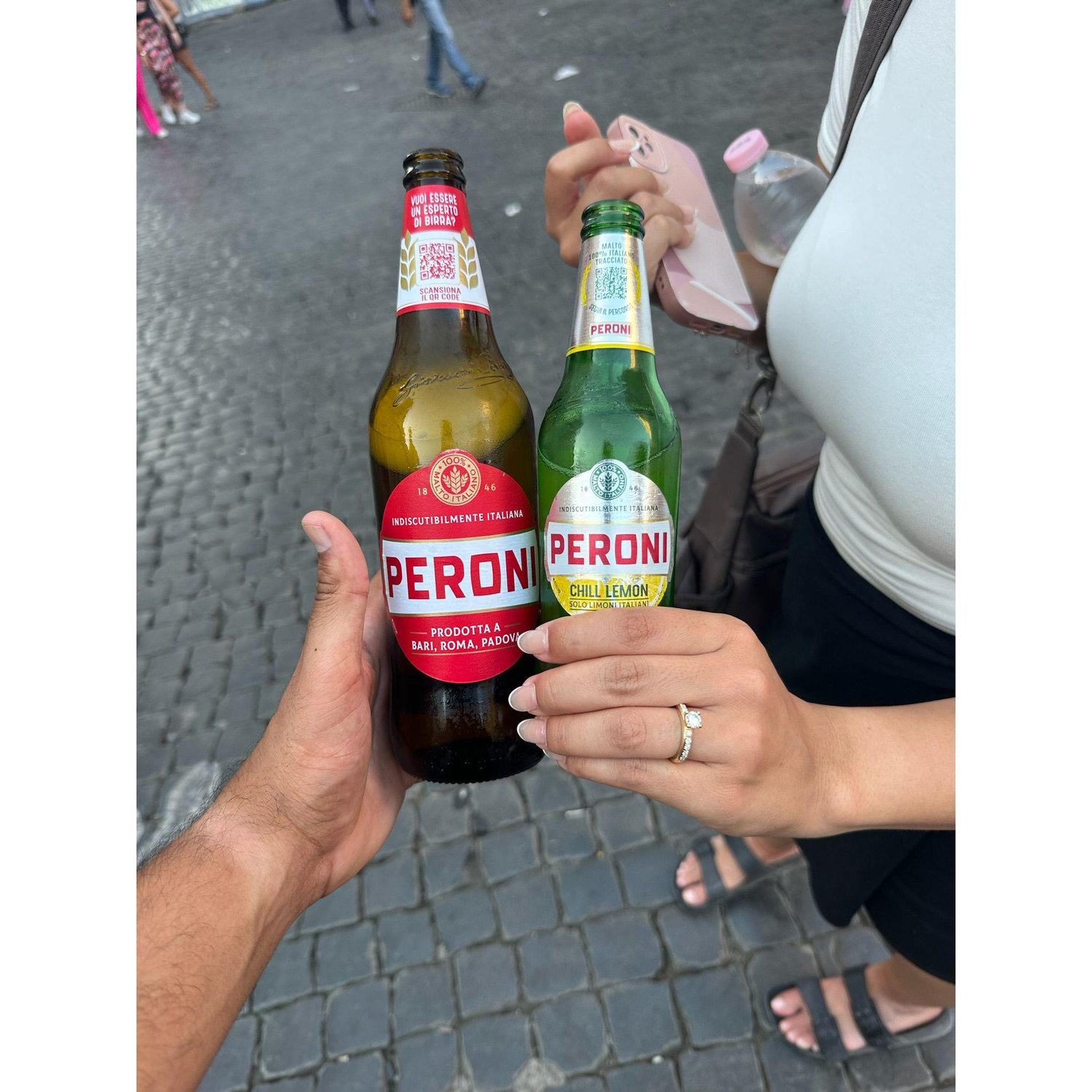 A Peroni in Roma *chef kiss*