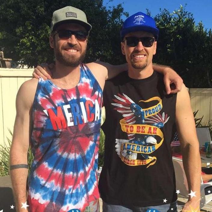 Mike and cousin, Scott