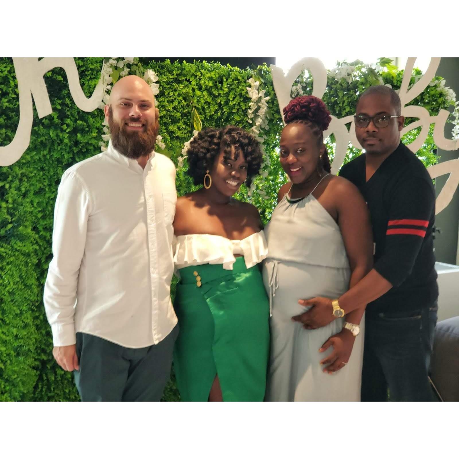 Babyshower August 2019. Kara and Alesa have babies 3 weeks a part.