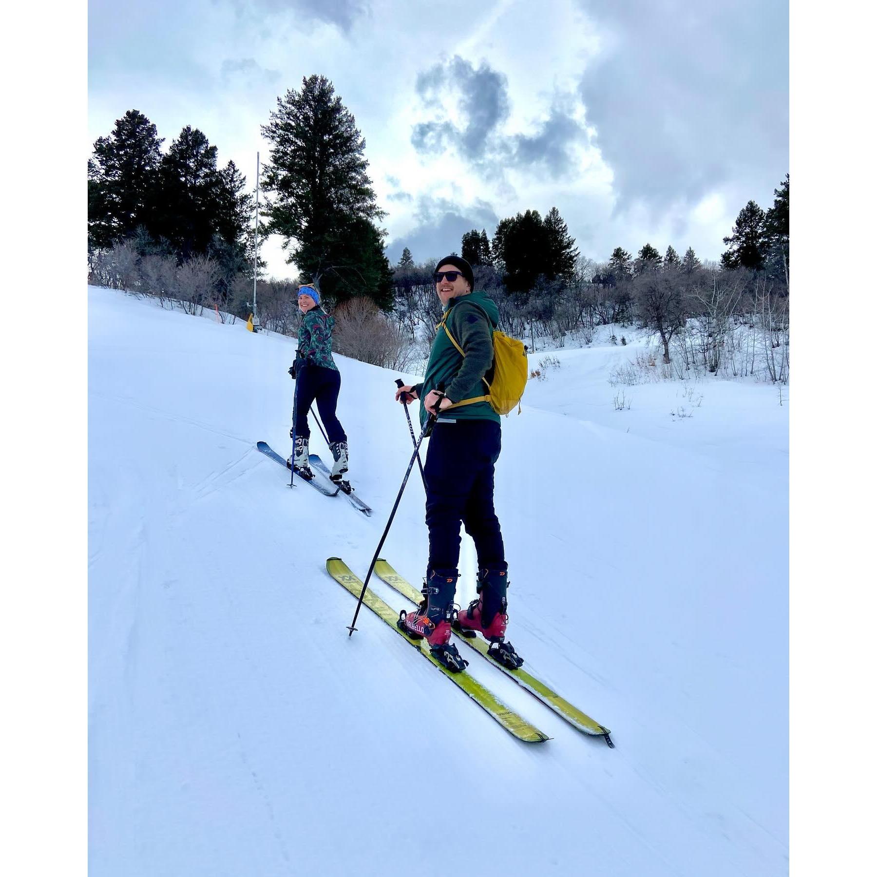 Sam getting Laura into all the expensive outdoor sports :)