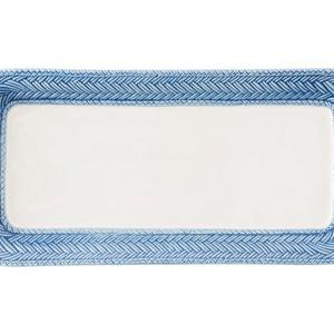 Le Panier White/Delft Blue Hostess Tray