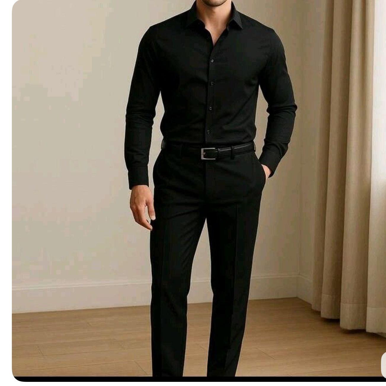 Please dress in all black. Men may wear full black suits or just a black button down and black pants. Women may wear black dresses below the knee.