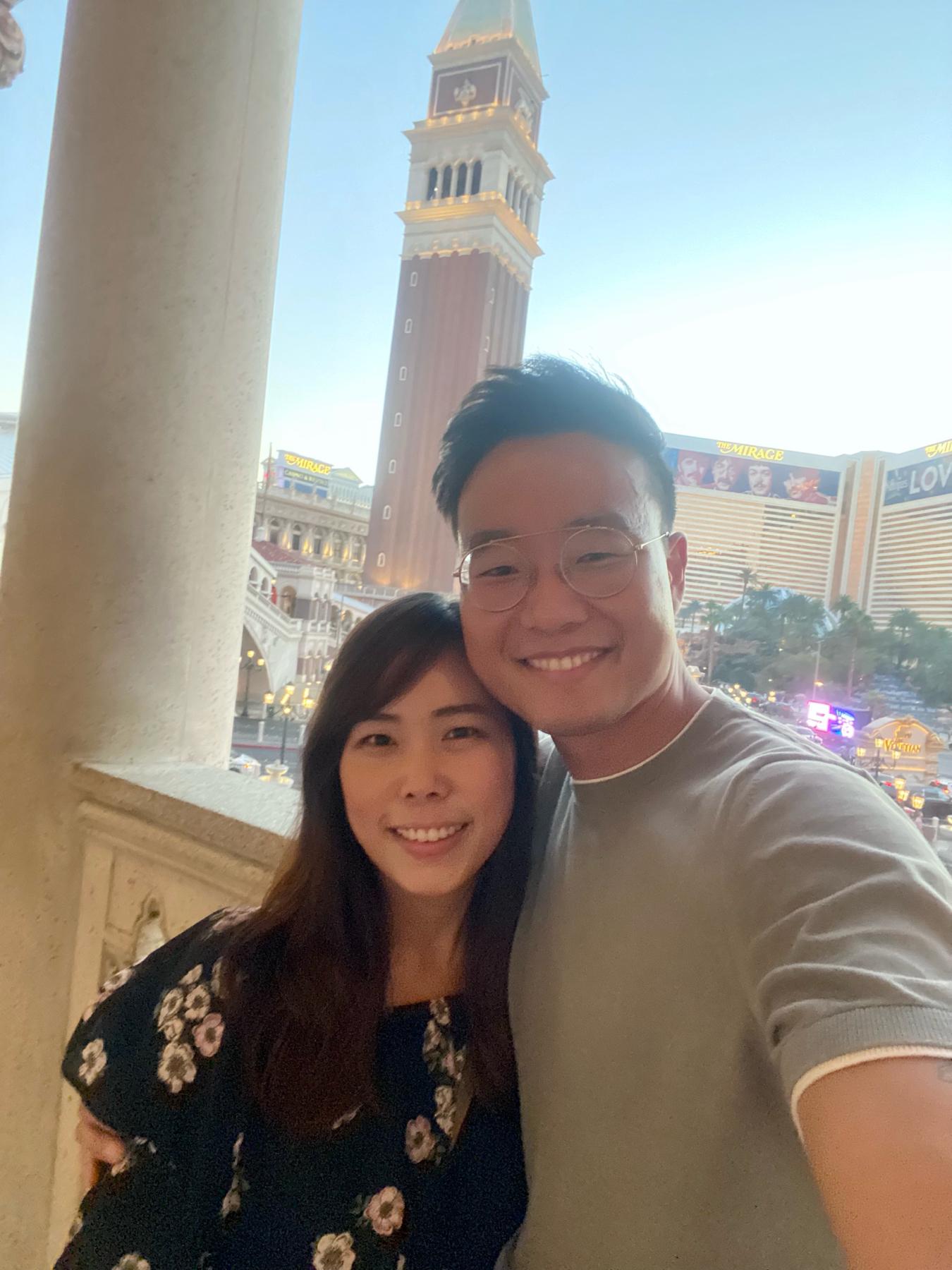 With Jai based in Boston and me in Ellensburg, for our date we met in the middle... in Las Vegas.